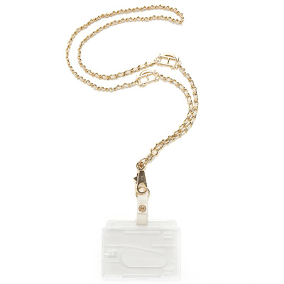 Monogram Lanyard (Cream)