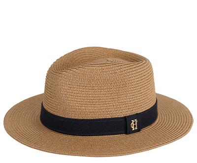 Francesca Hat (Camel Tonal Black)