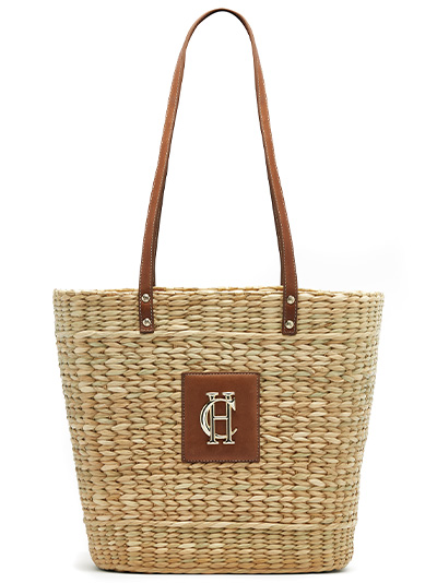 Paloma Straw Tote (Natural Tan)