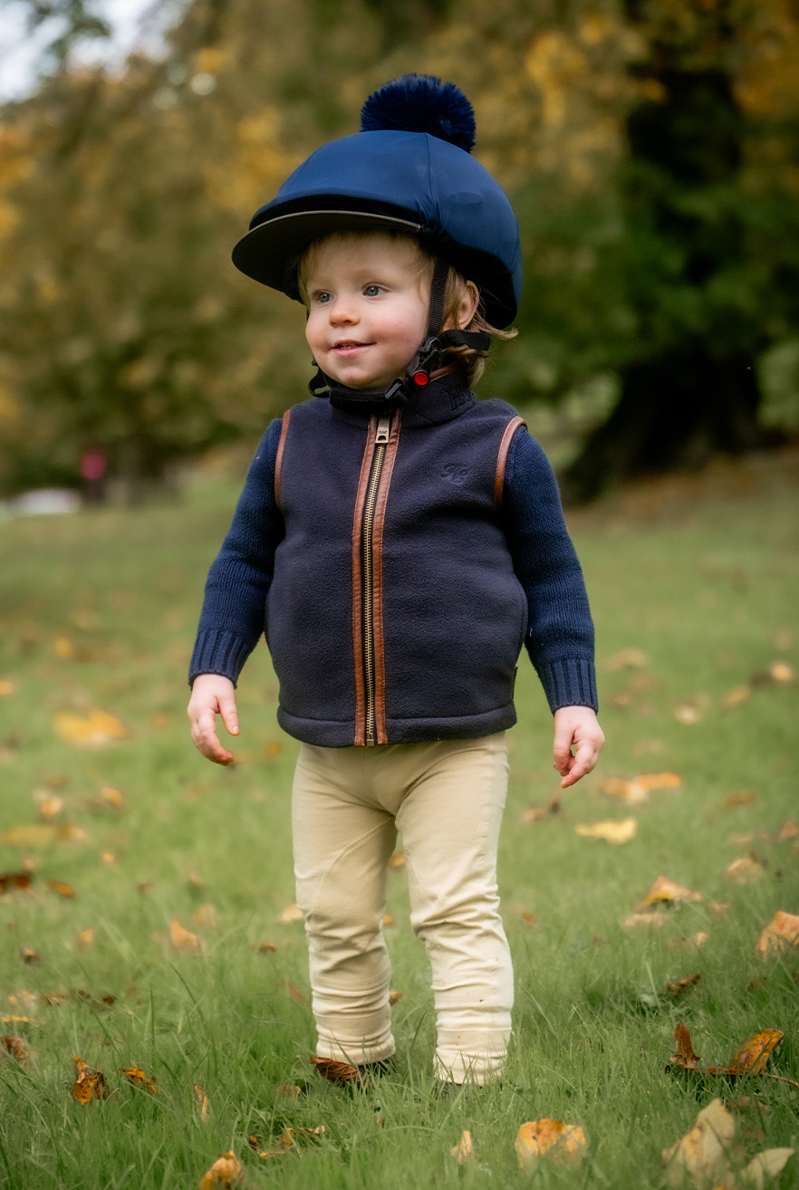 Little Country Fleece Gilet (Ink Navy)