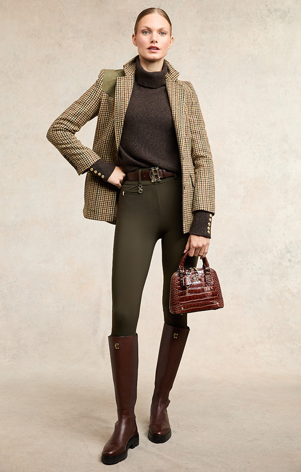 Contour Trouser (Dark Olive)