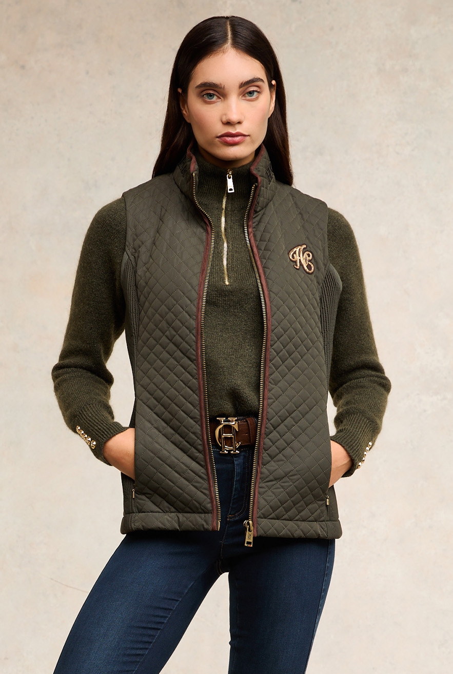 Cambridge Gilet (Dark Olive)