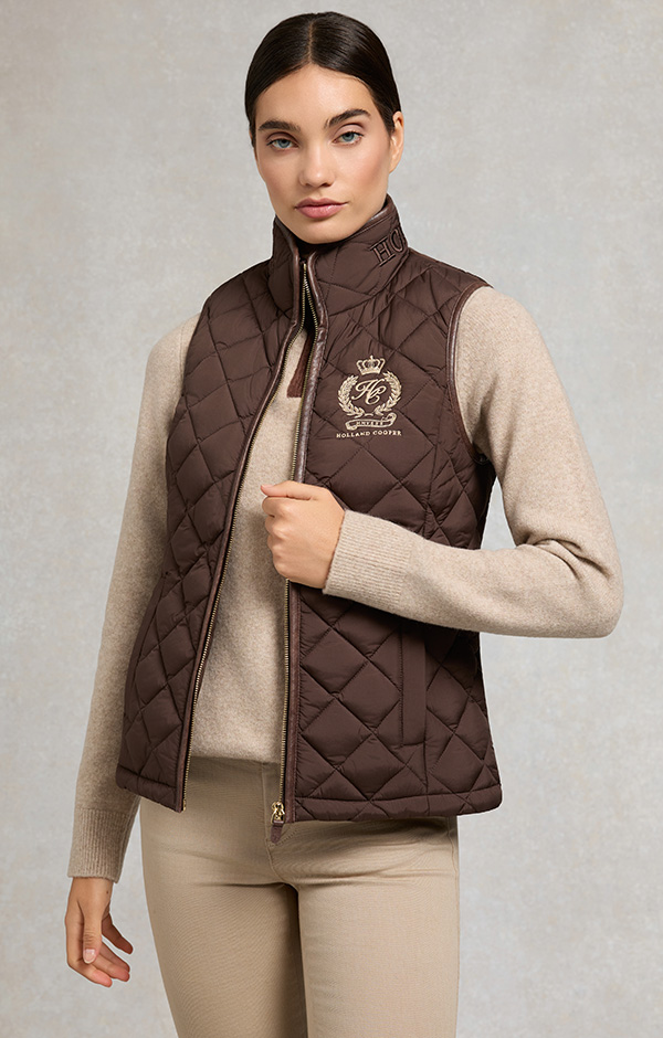 Lightweight Country Gilet (Chocolate)