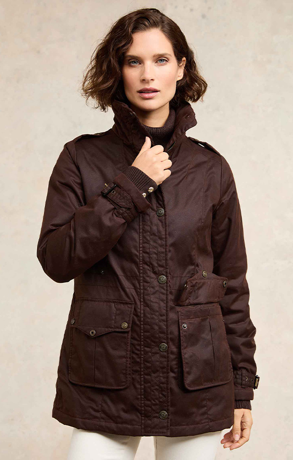 Durham Wax Jacket (Chocolate)