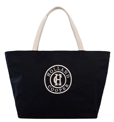 Classic Shopper (Navy Ecru)