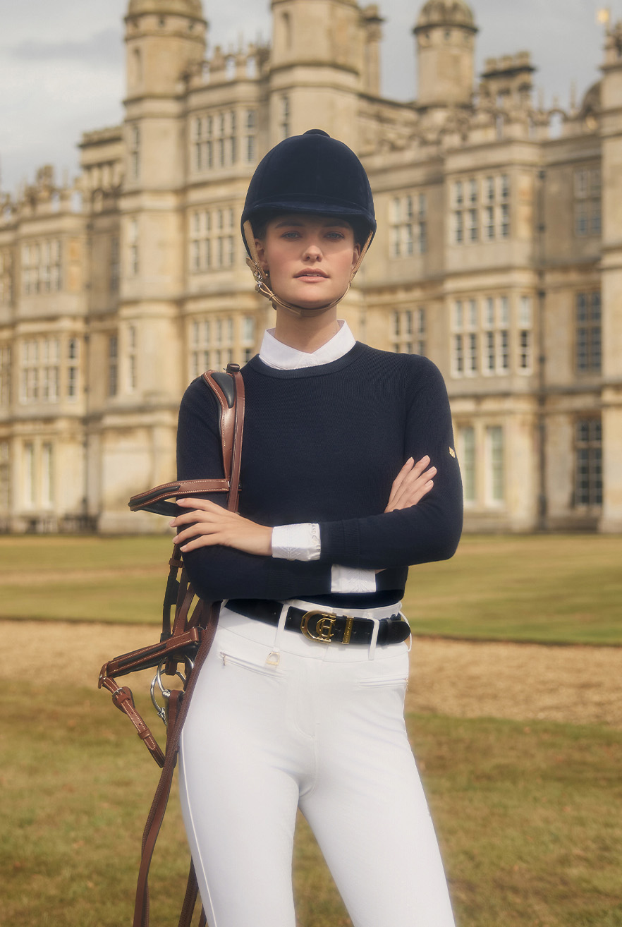 Chiltern Crew Neck Knit (Ink Navy)