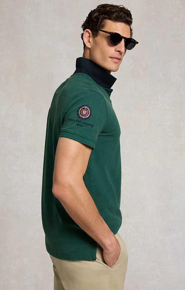 Men's Heritage Short Sleeve Polo Shirt (Ivy Green)