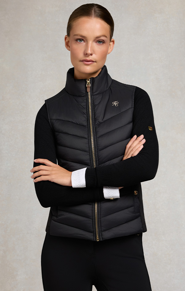 Hybrid Equestrian Gilet (Black)