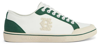Mayfair Court Trainer (Off White Green)