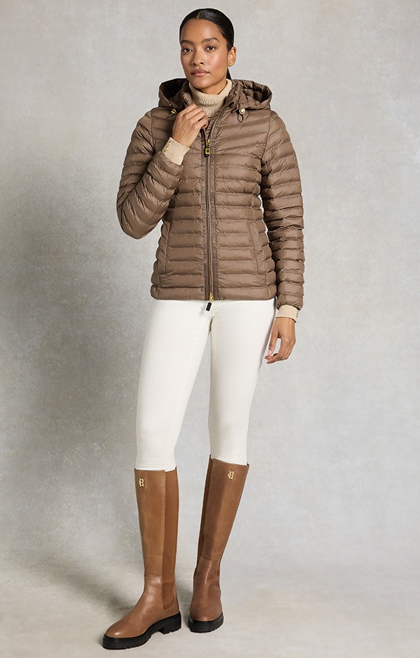 Lightweight Puffer Jacket (Chestnut)