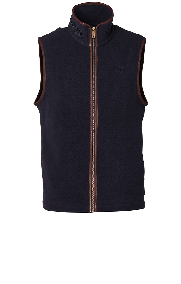 Country Fleece Gilet (Ink Navy)
