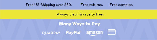 Free US shipping over $50. Free Returns. Free Samples