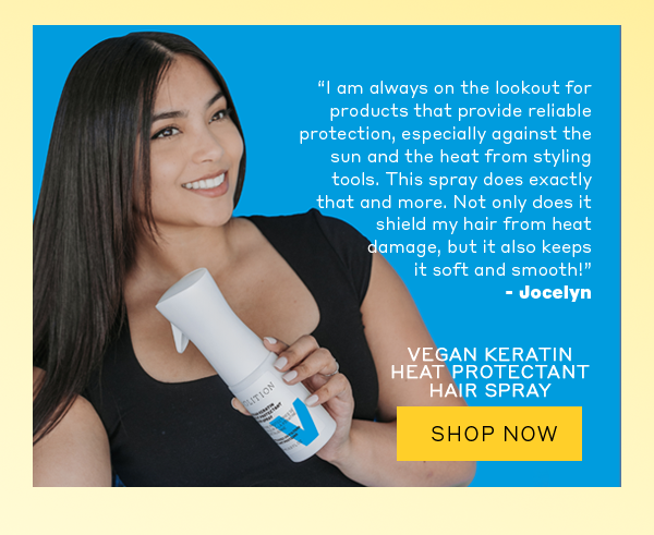 Shop Vegan Keratin Heat Protectant Hair Spray