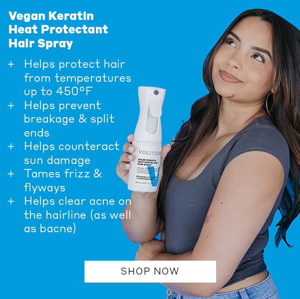 Shop Vegan Keratin Heat Protectant Hair Spray