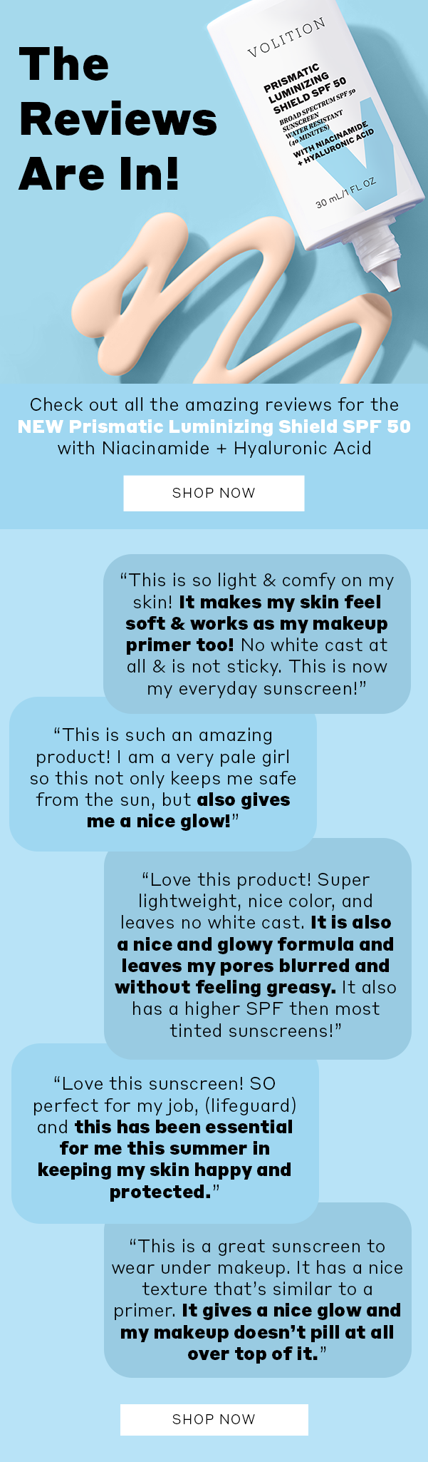 Shop Prismatic Luminizing Shield SPF 50