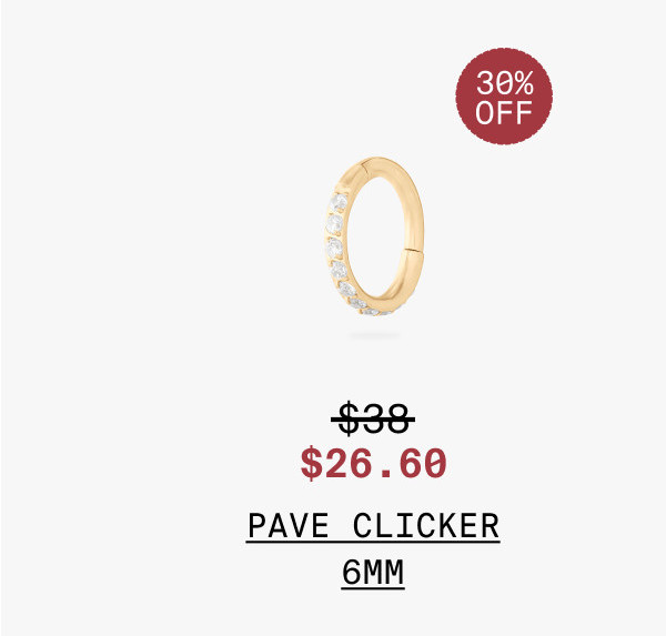 PAVE CLICKER 6MM