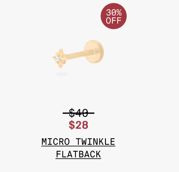 MICRO TWINKLE FLATBACK