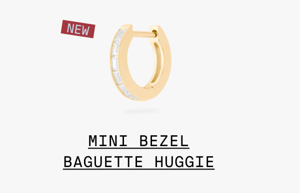 MINI BEZEL BAGUETTE HUGGIE