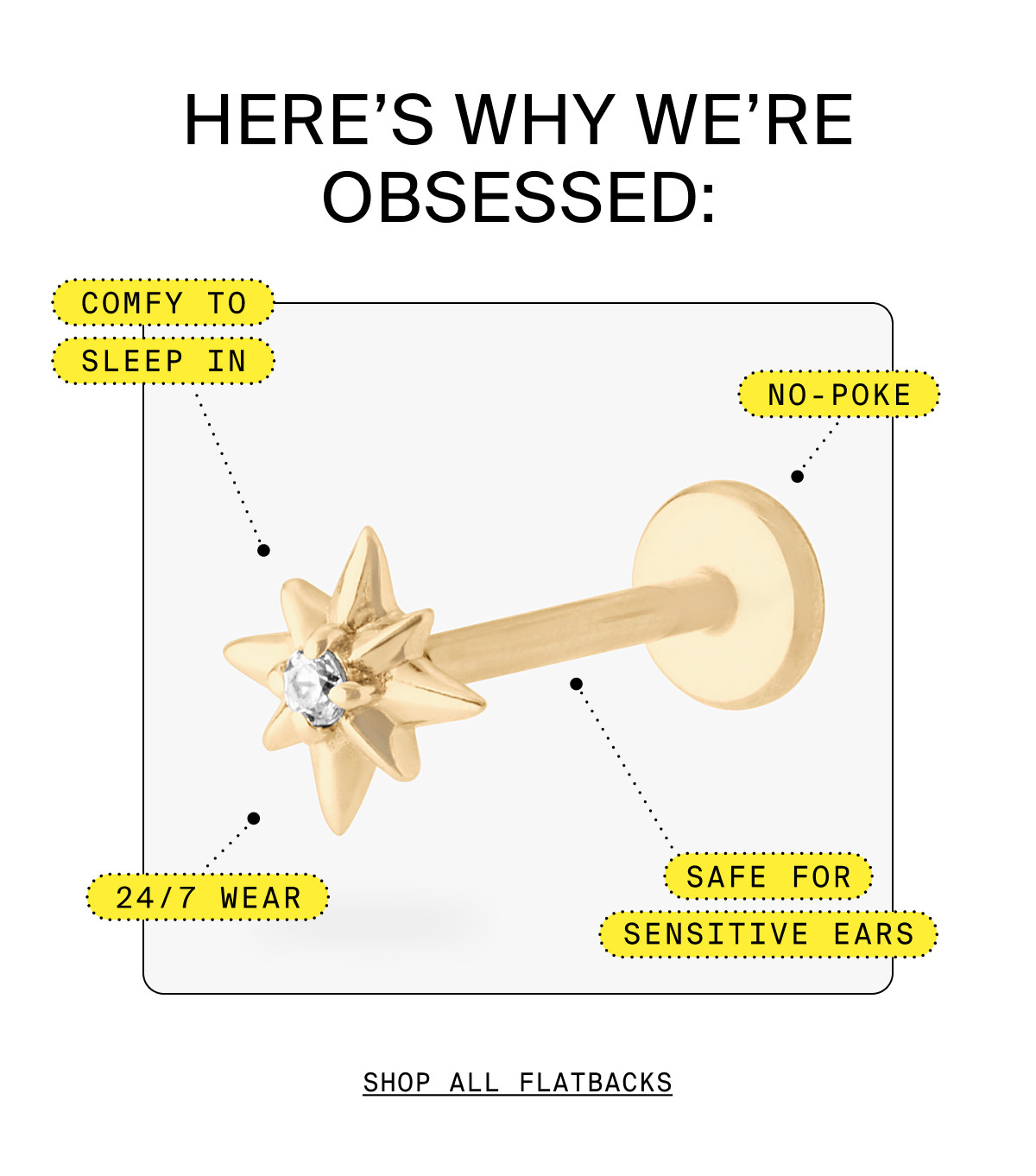 HERE'S WHY WE'RE OBSSESSED: SHOP ALL FLATBACKS