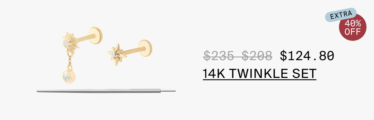 14K TWINKLE SET