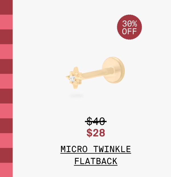 MICRO TWINKLE FLATBACK STUD