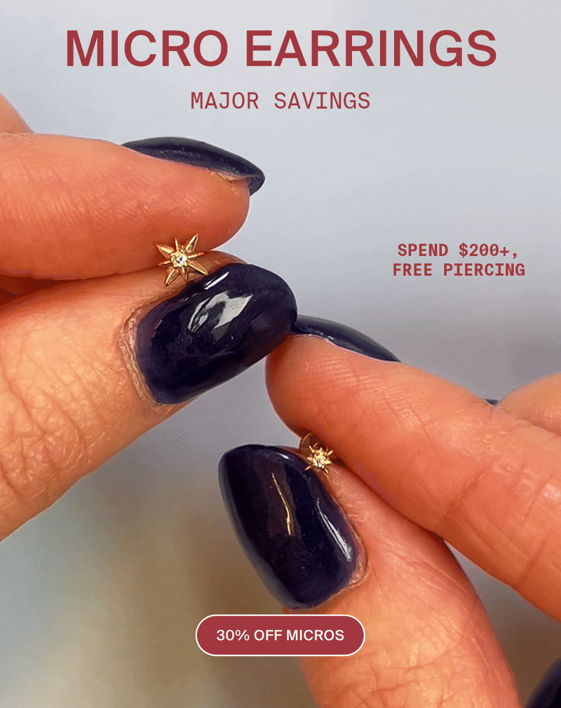 MICRO EARRINGS MAJOR SAVINGS