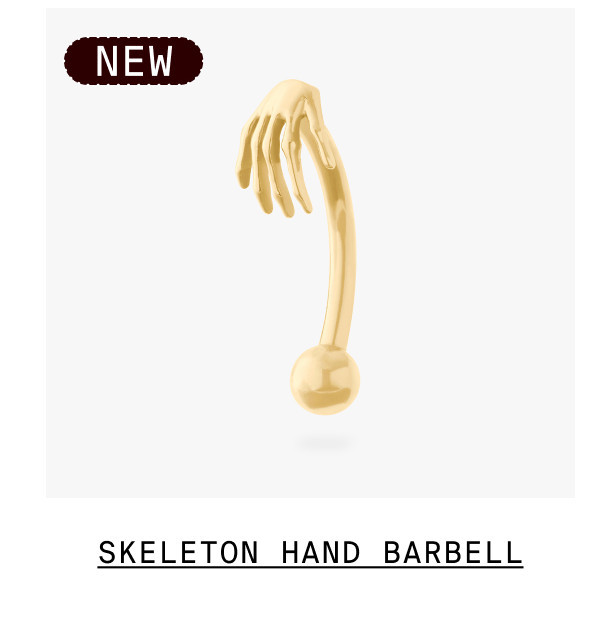 SKELETON HAND BARBELL