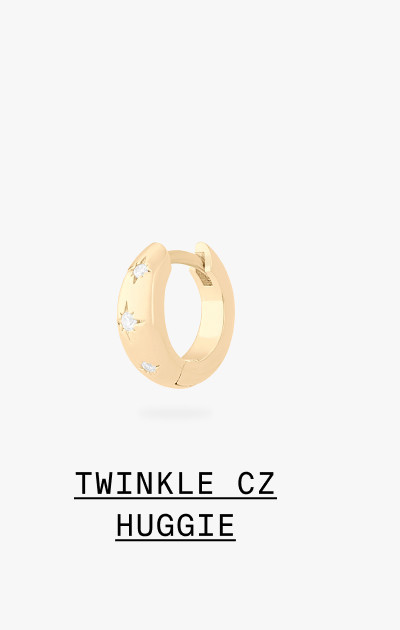TWINKLE CZ HUGGIE