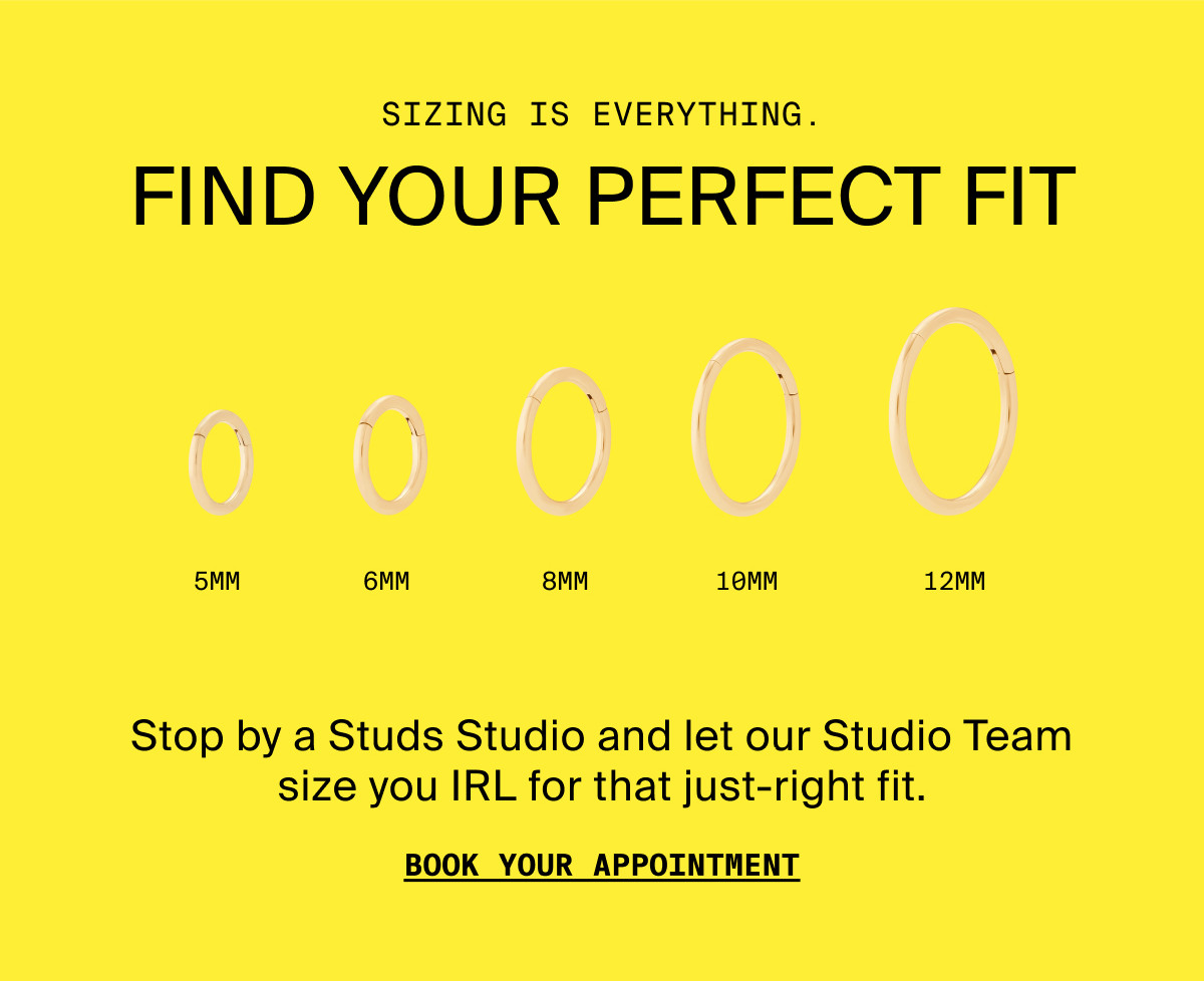 SIZING IS EVERYTHING: FIND YOUR PERFECT FIT - BOOK YOUR APPOINTMENT