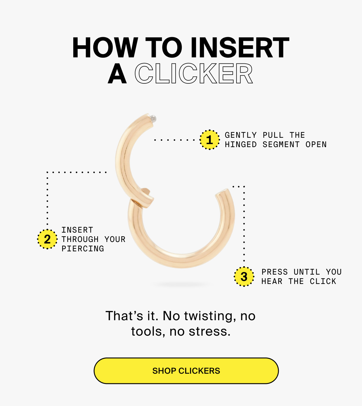 HOW TO INSERT A CLICKER - SHOP CLICKERS