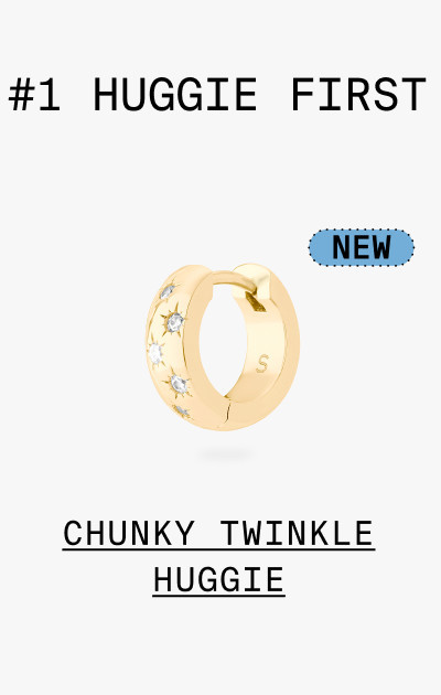 CHUNKY TWINKLE HUGGIE