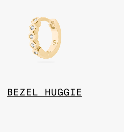 CZ BEZEL HUGGIE
