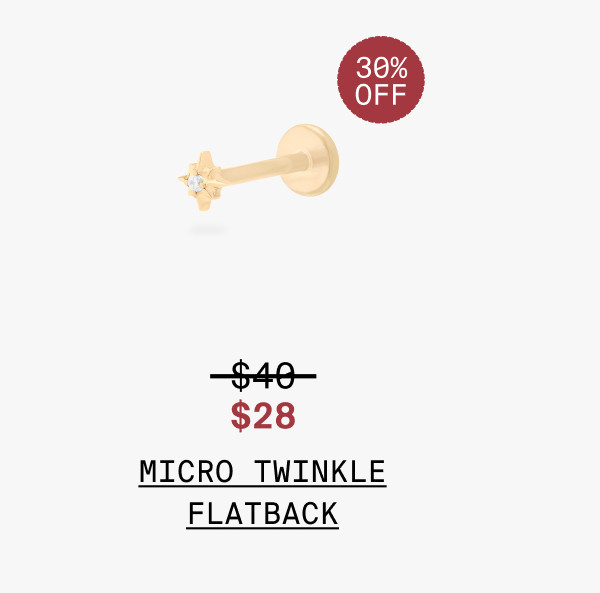 MICRO TWINKLE FLATBACK
