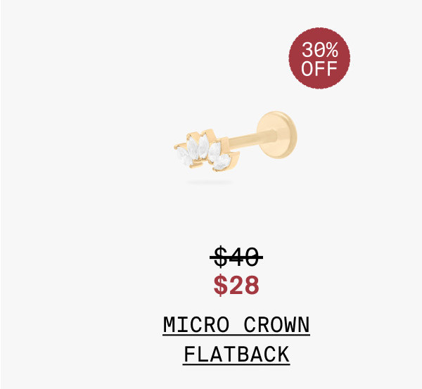 MICRO CROWN FLATBACK