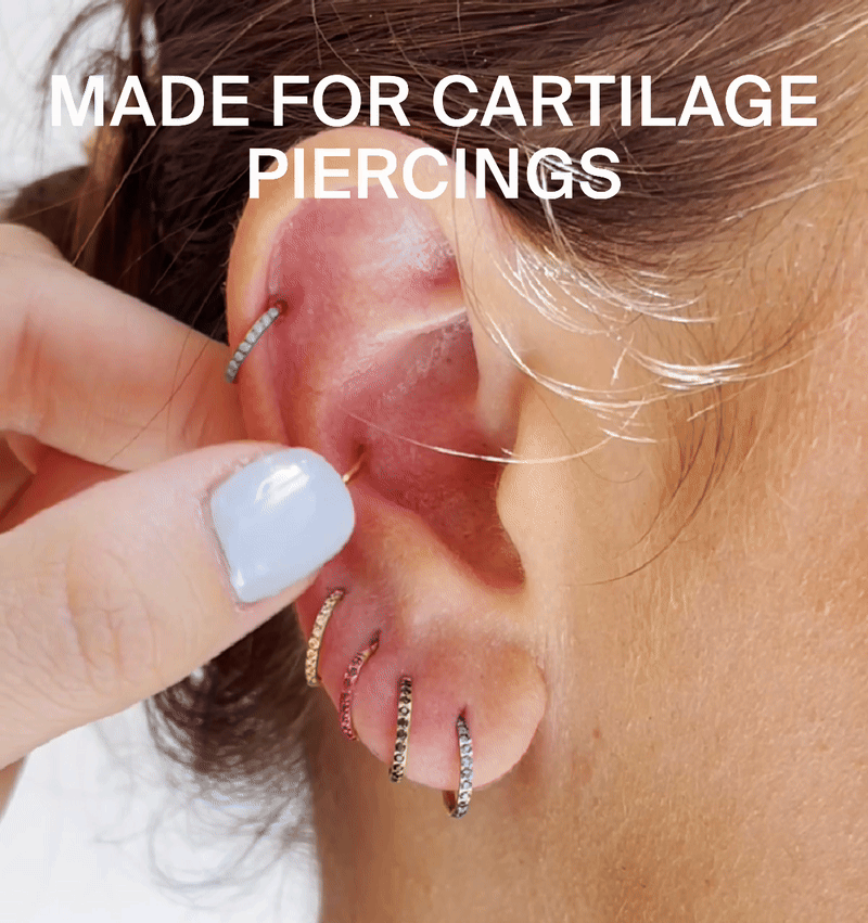 MADE FOR CARTILAGE PIERCINGS