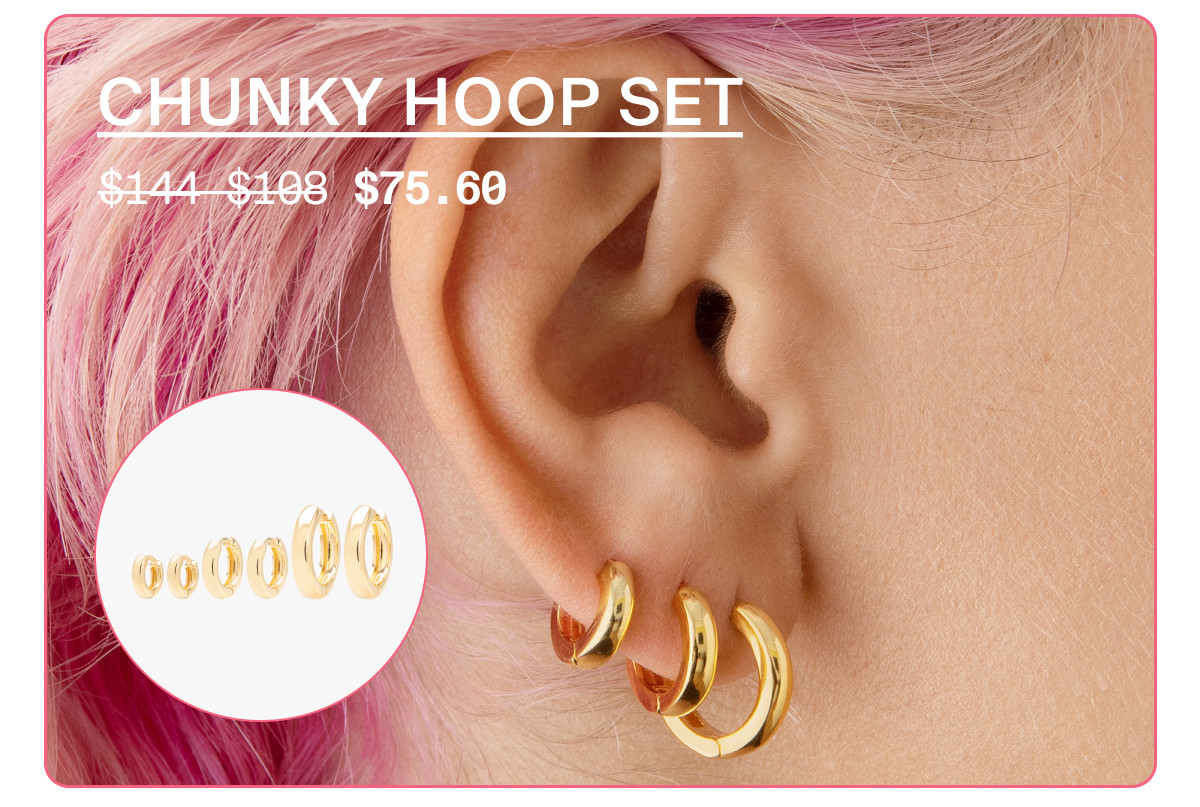 CHUNKY HOOP SET