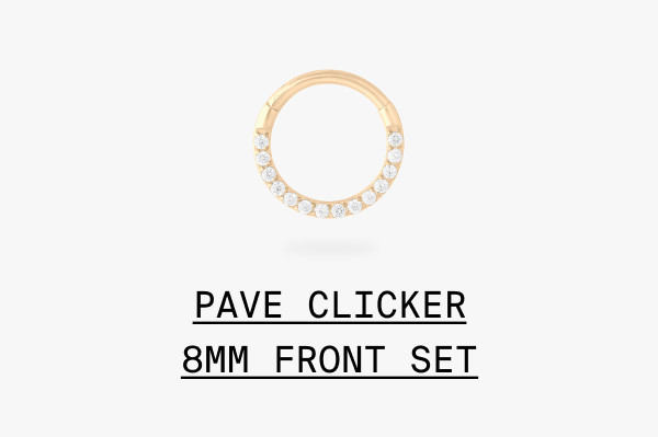 PAVE CLICKER 8MM FRONT SET