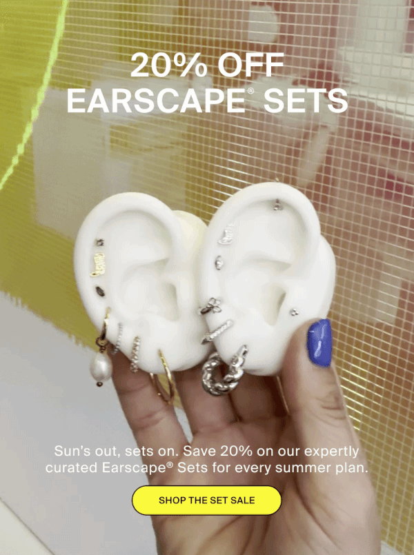 20% OFF EARSCAPE SETS - SHOP THE SET SALE