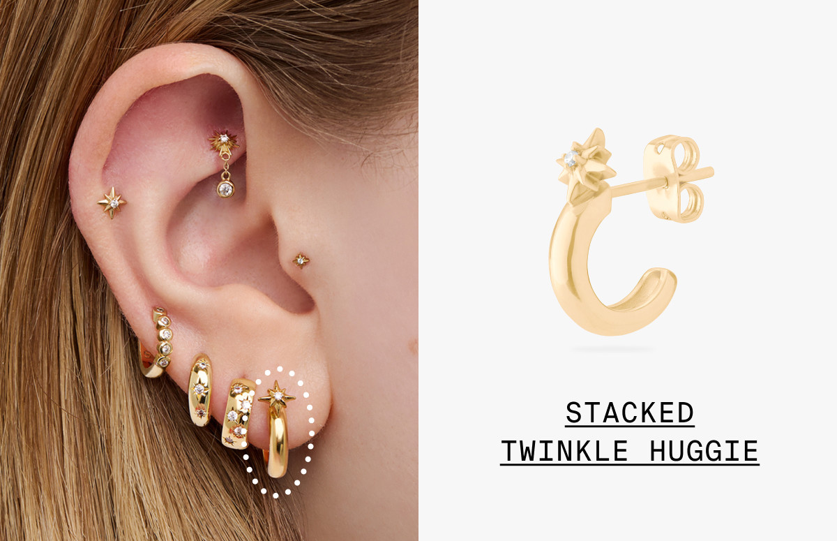 STACKED TWINKLE HUGGIE