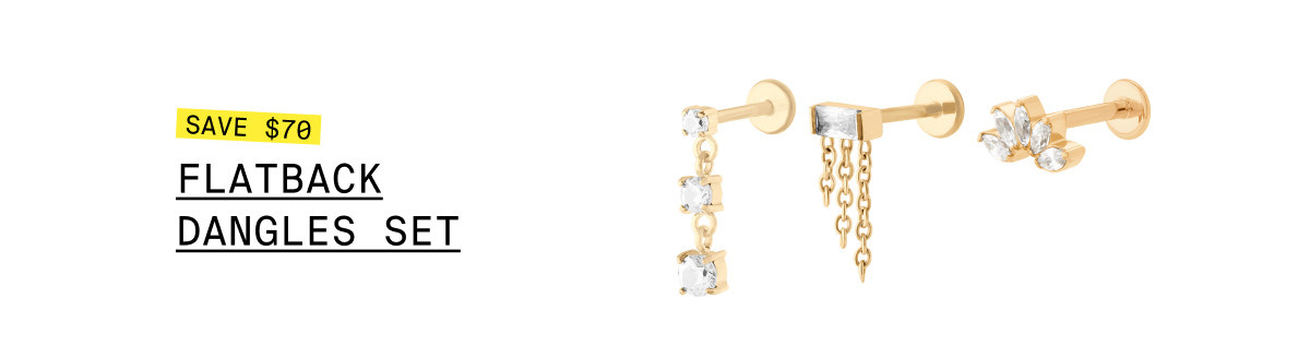 FLATBACK DANGLES SET