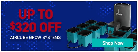 Click here to shop up to $320 off AirCube grow systems.