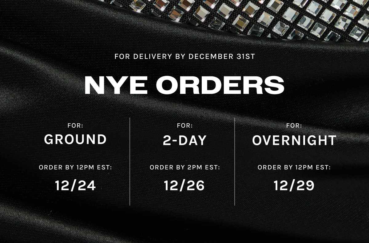 NYE Orders