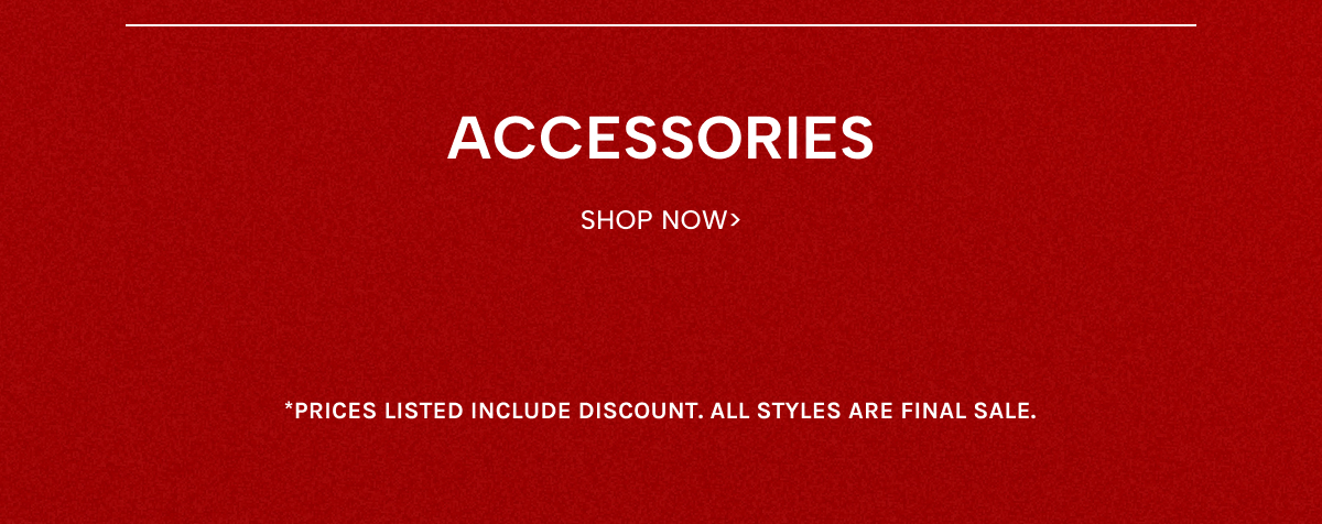 SALE ACCESSORIES