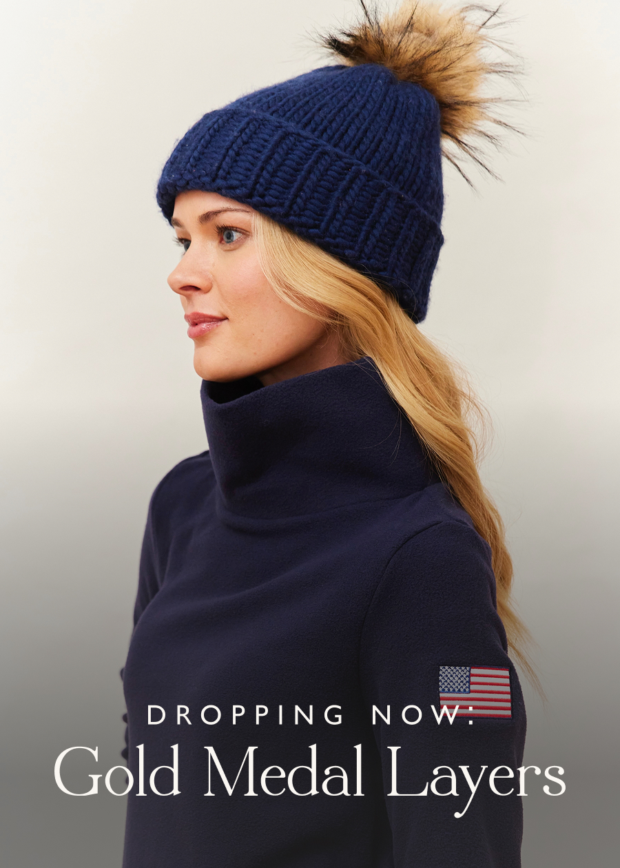 Dropping Now: Gold Medal Layers Just in, a special edition Park Slope that wears its Team USA pride on its sleeve—plus a full roster of Olympic-level layers in red, white & blue.   Shop the collection