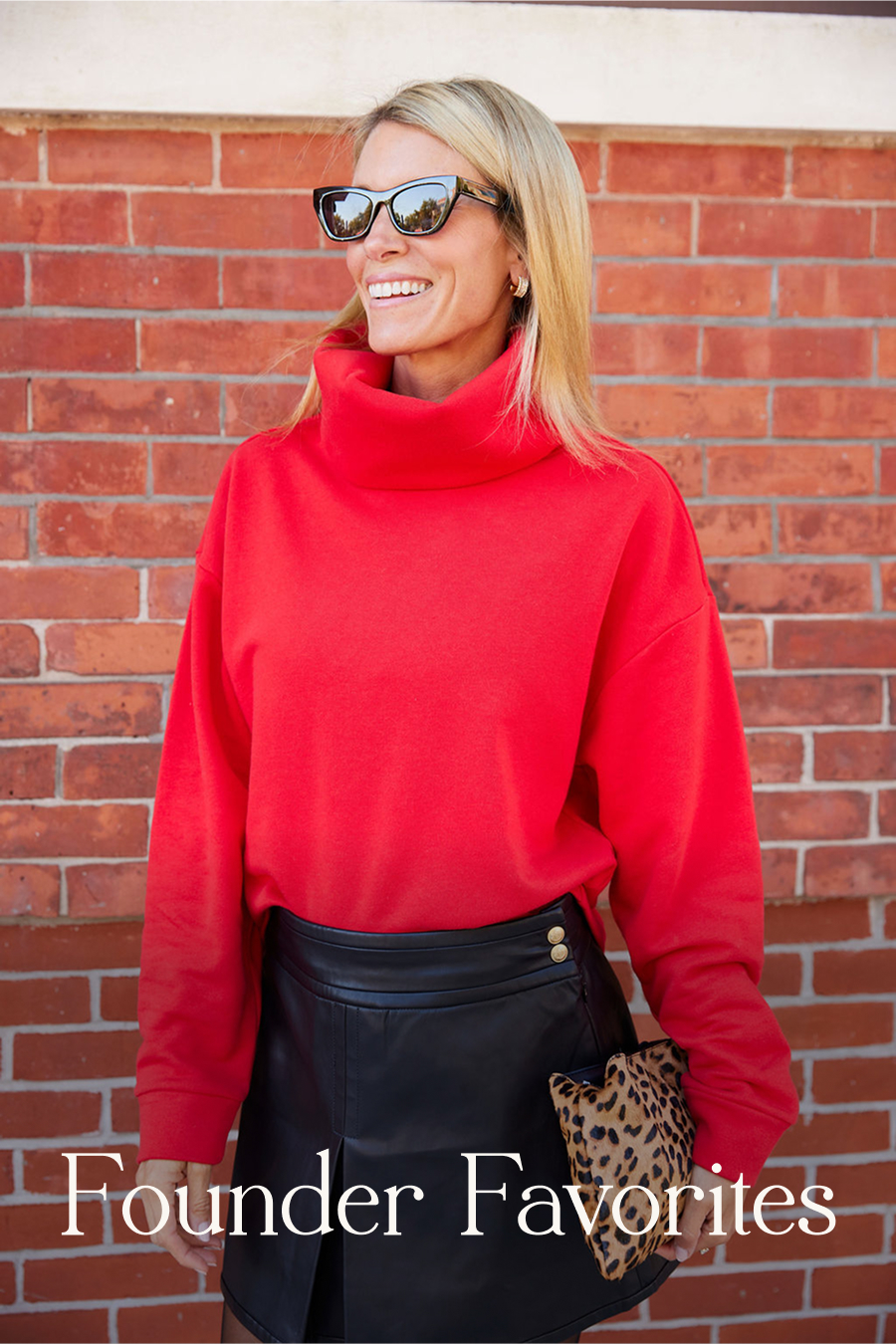 Founder Favorites Favorite-sweatshirt French Terry. Luxe Sherpa made for sinking in on chilly days. And of course our so-soft, cult-following Vello Fleece. These are a few of our founders' favorite pieces this season.  Shop favorites