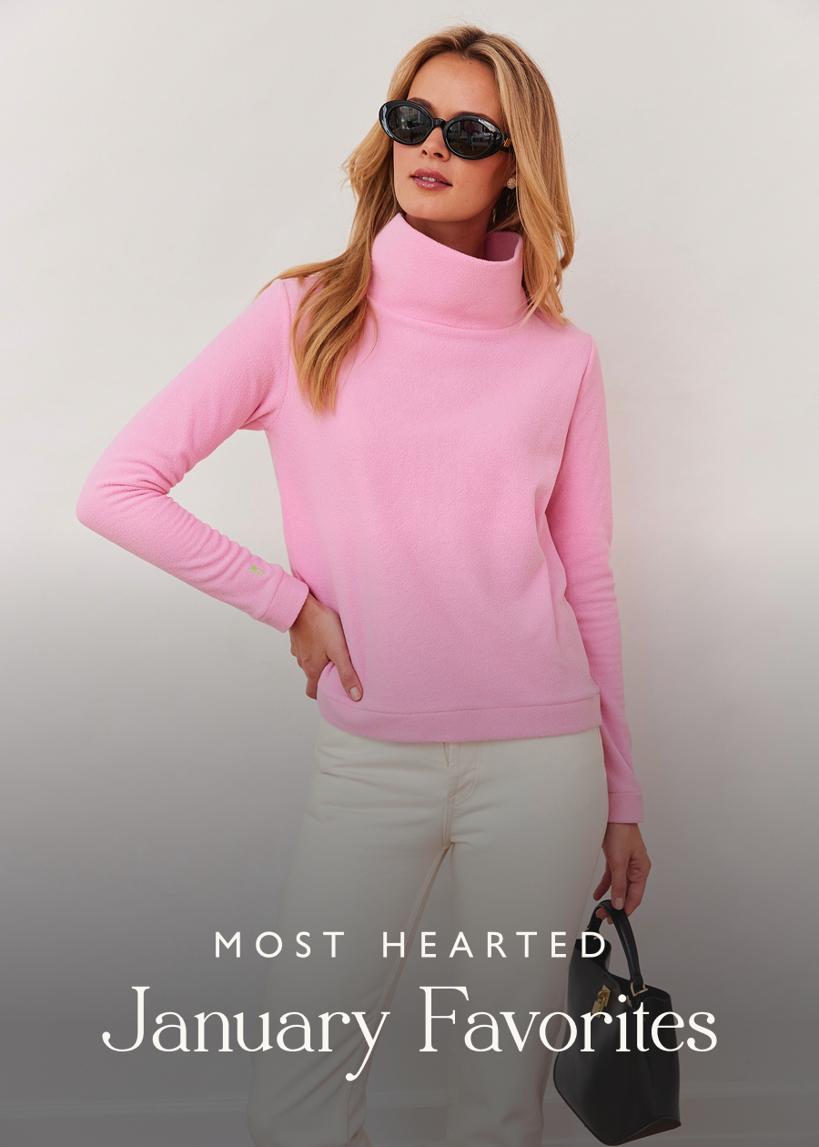 Most Hearted January Favorites Cold outside, cozy in. These are the styles doing the heavy lifting this Winter—warm, wearable and always put together.  Shop January Faves