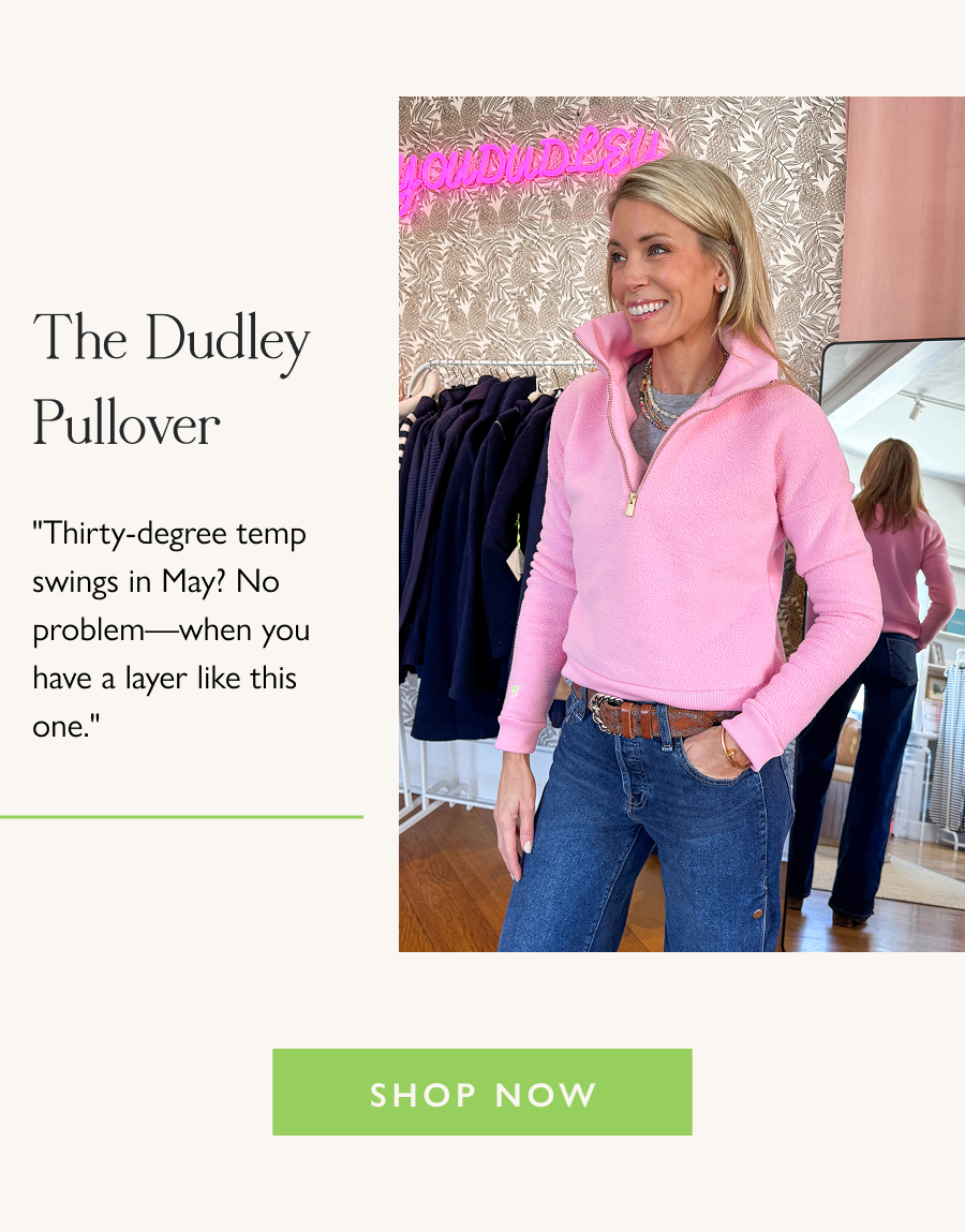 The Dudley Pullover "Thirty-degree temp swings in May? No problem—when you have a layer like this one."  Shop Now