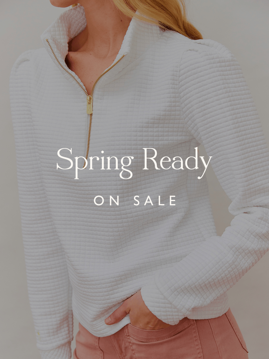 Spring-Ready. On Sale. What's better than a 40% discount on these pieces? They're pieces you'll reach for without thinking—because they always work. Sunny & warm? Yes. Rainy & cold? Yes. A little of both? Somehow, that too.  Read: They pay for themselves, over and over. Shop these Spring problem-solvers with code REFRESH.  Shop Now