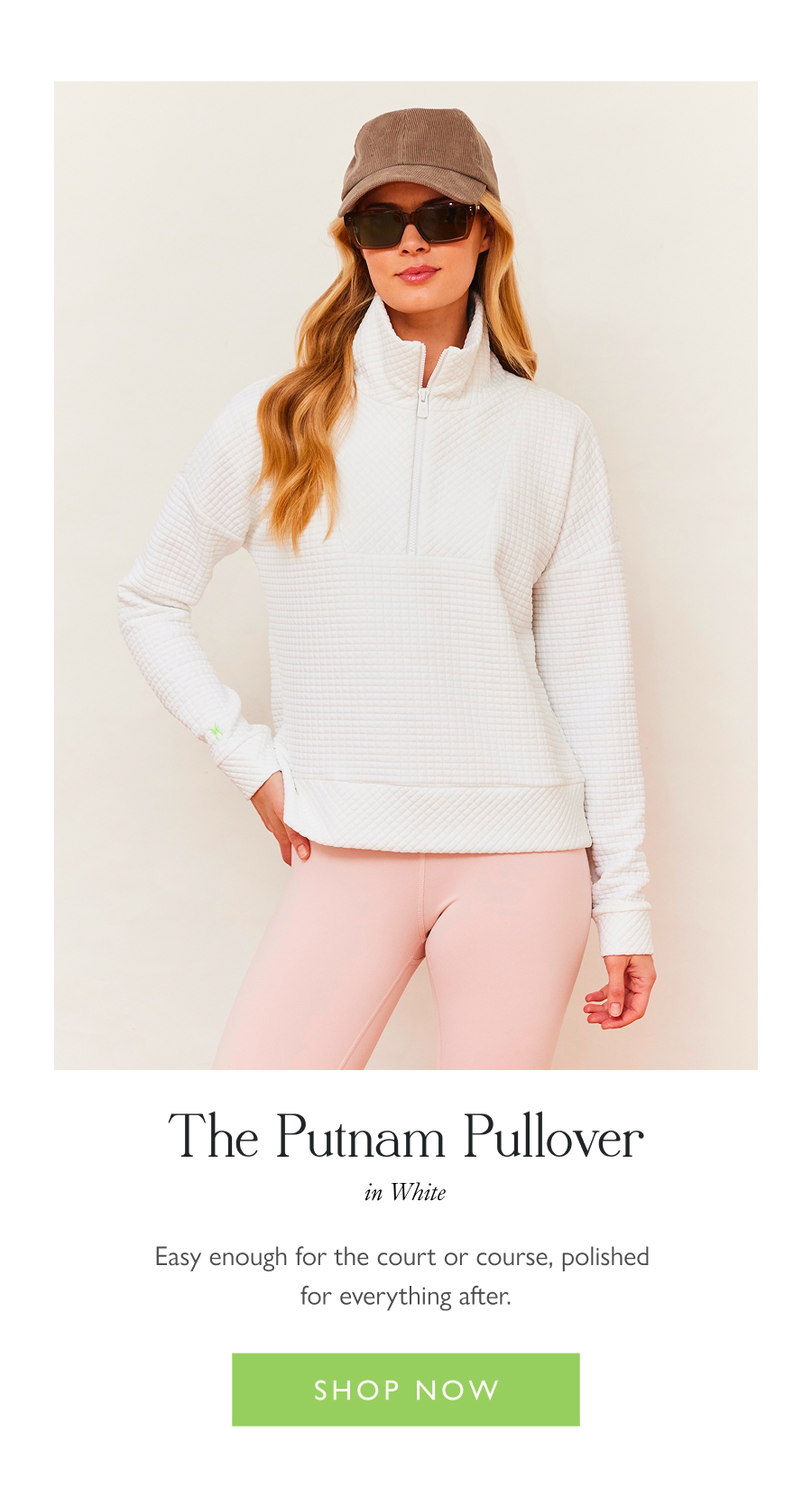 The Putnam Pullover  Easy enough for the court or course, polished for everything after.   Shop now