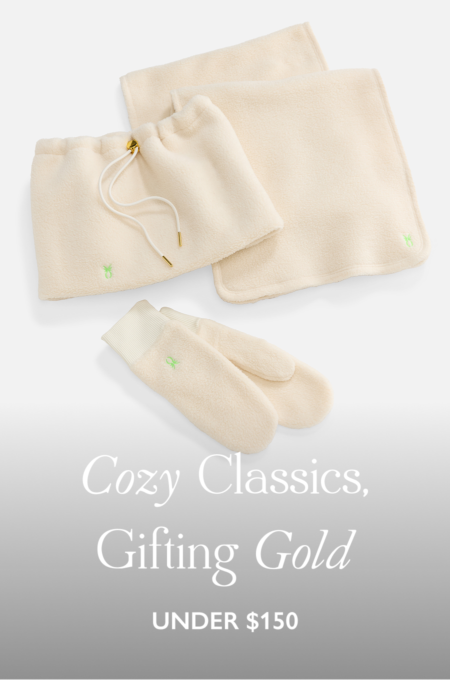 Cozy Classics, Gifting Gold Perfect gifts don't need big price tags—this collection of under $150 gifts deliver all the Dudley delight, without the splurge. With 30% off, share more joy for less on pieces they'll unwrap with joy (and wear nonstop).  Shop $150 & under 
